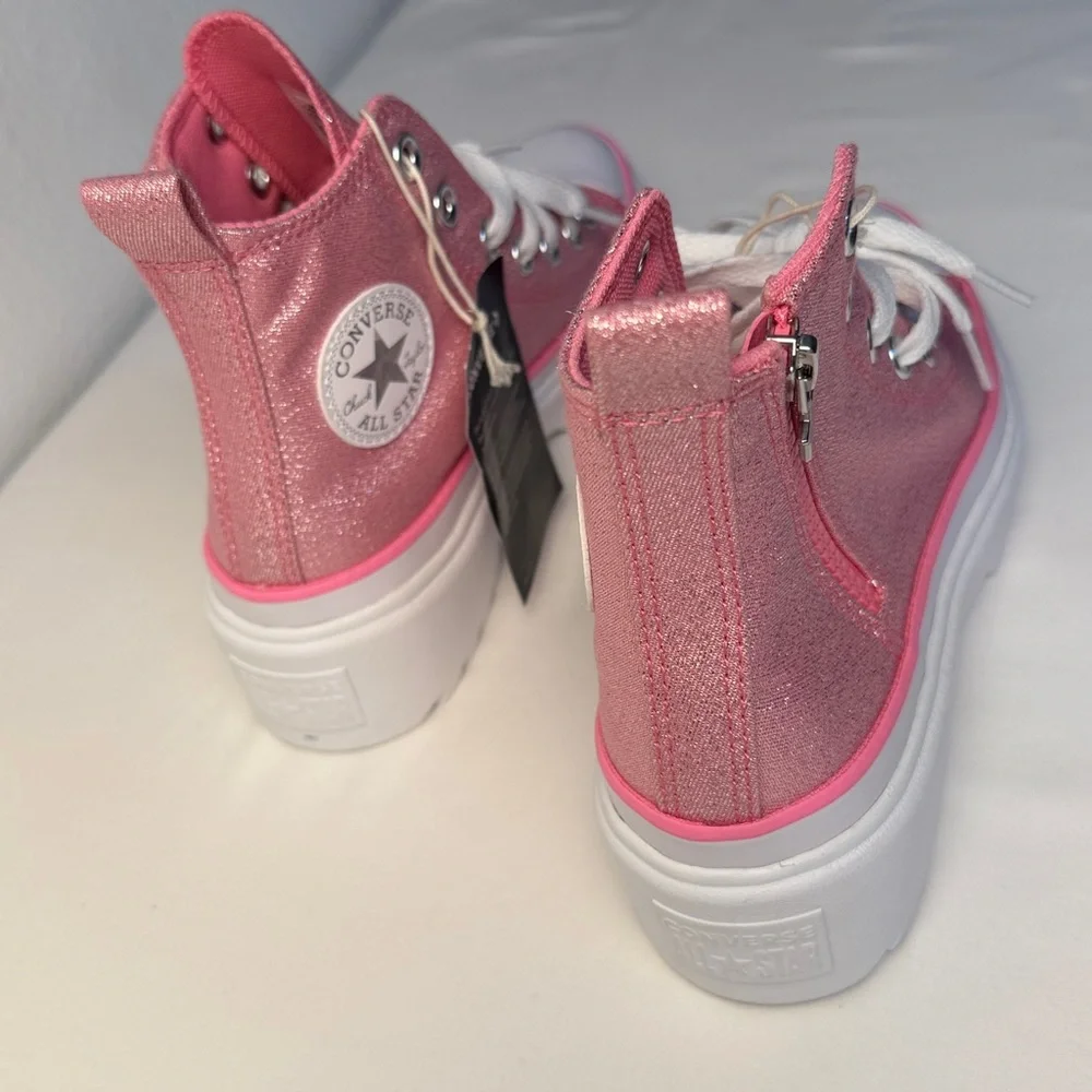 CONVERSE Chuck Taylor All Star Lugged Lift‎ Platform Prism Glitter size 3.5 girl
